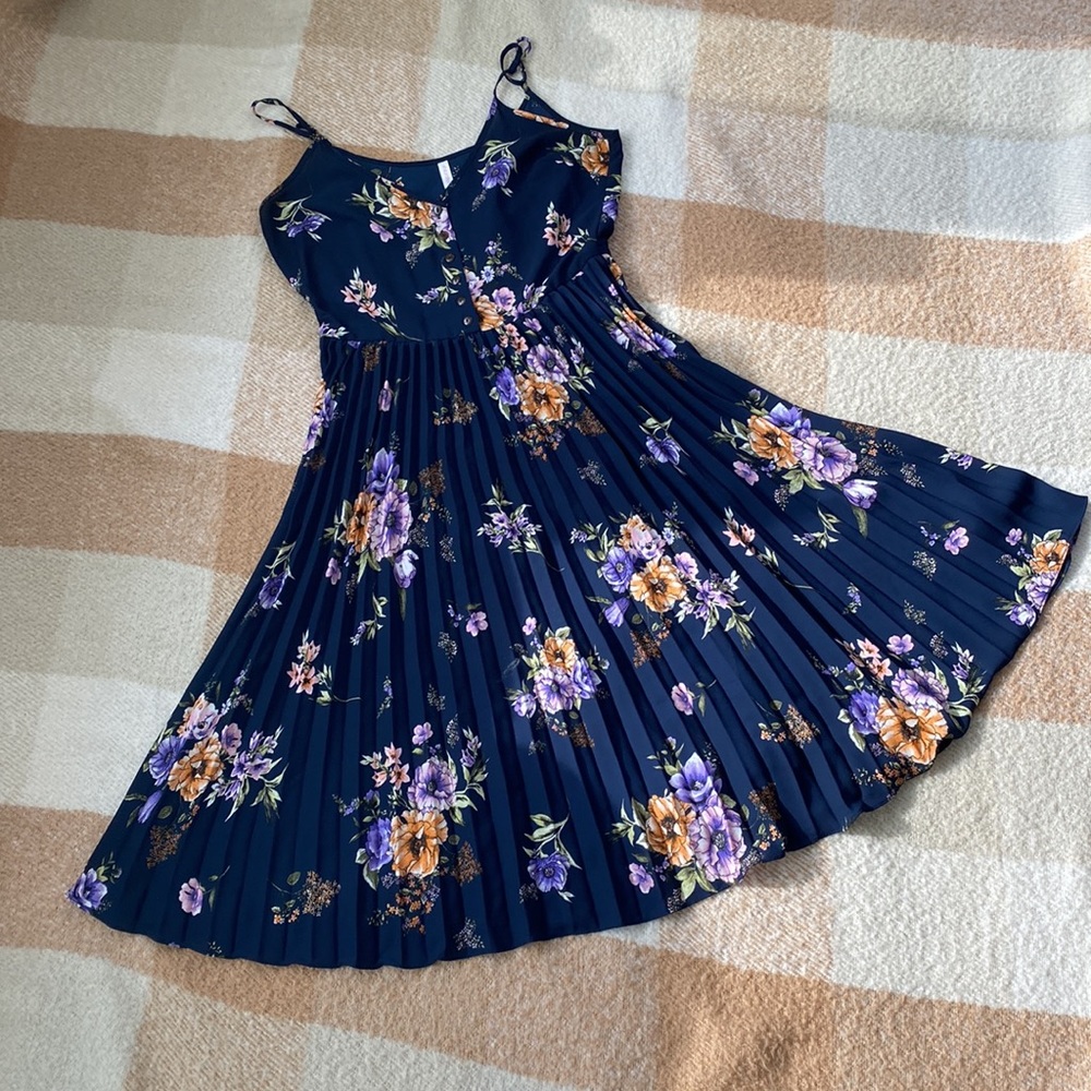 floral midi dress
